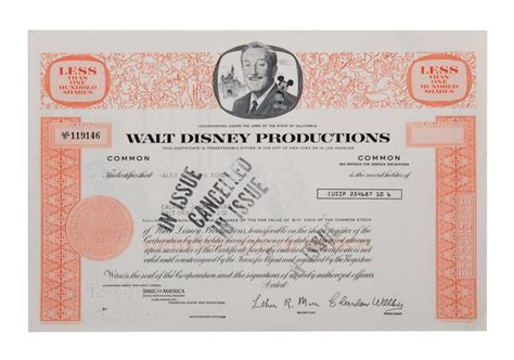 Constant Leverage Certificate : WALT DISNEY .